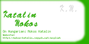 katalin mokos business card